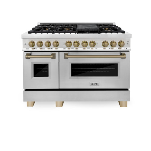 ZLINE Kitchen and Bath ZLINE Autograph Edition 48" Dual Fuel Range in
